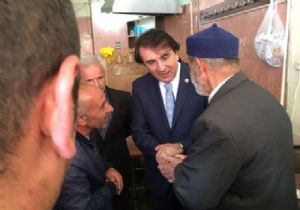 Aydemir, esnafı ziyaret etti