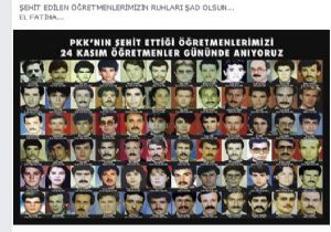 Şehit öğretmenler rahmetle anıldı