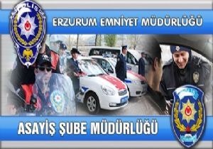 Erzurum'da asayiş ekip sayısı artırıldı