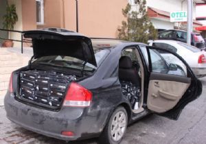 Erzincan Yolu'nda kaçak sigara operasyonu