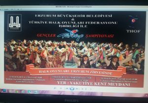 Halk Oyunlarında Türkiye Erzurum'u konuşacak