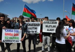 Üniversitelilerden Ermenistan'a tepki