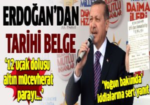 Başbakan Erdoğan'dan tarihi belge