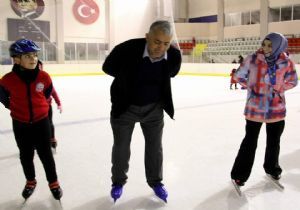 Buzda ‘Ailemle Spor Yapıyorum' projesi