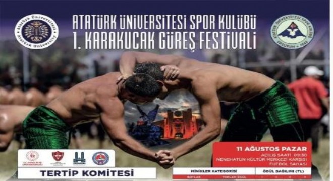 ATAUNİ'den Karakucak Güreş Festivali