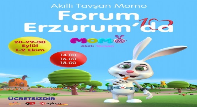 Akıllı Tavşan Momo Forum Erzurum'da