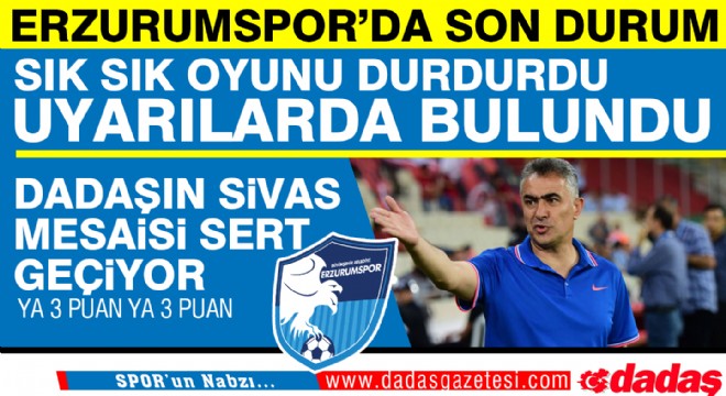 Altıparmak'tan Sivas maçı mesajı