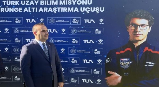 Atasever'in uzay yolculuğu başladı