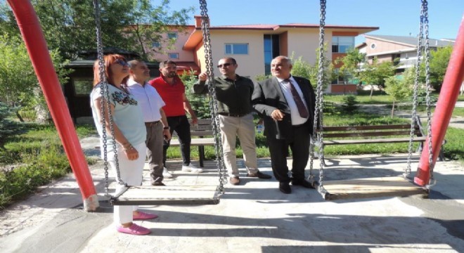 Aziziye Belediyesinden çocuklara park desteği