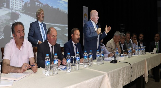 Başkan sekmen Aşkale'deydi