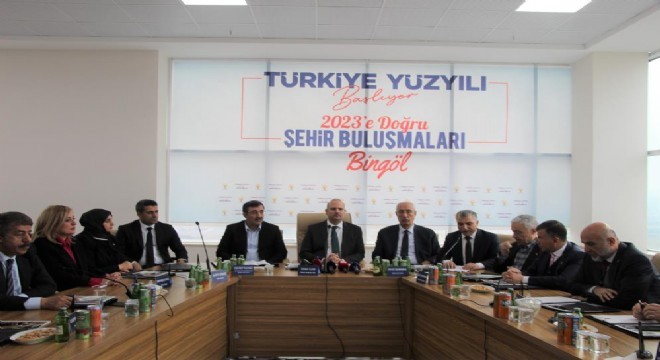 Bölge Milletvekilleri Bingöl'de buluştu