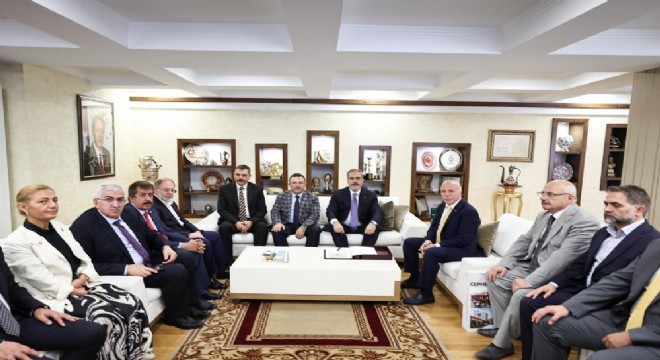 Büyükşehir Fidan'ı ağırladı