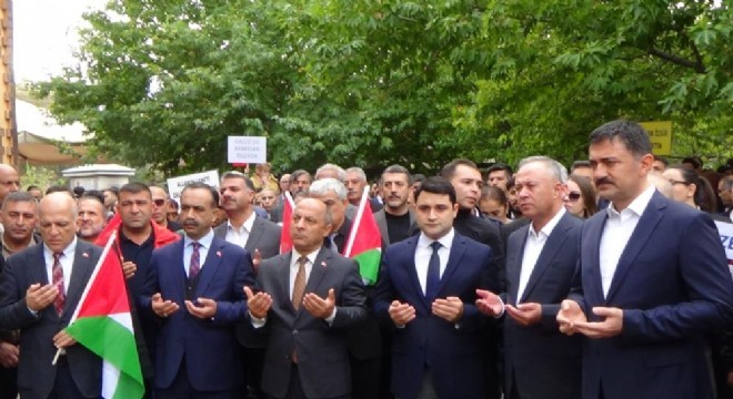 Cemevinden İsrail'e protesto, Filistin'e destek