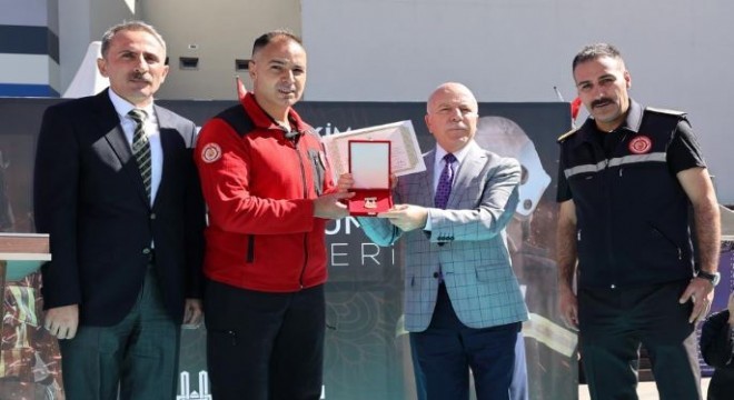 Cumhurbaşkanlığından Erzurum İtfaiyesine ödül