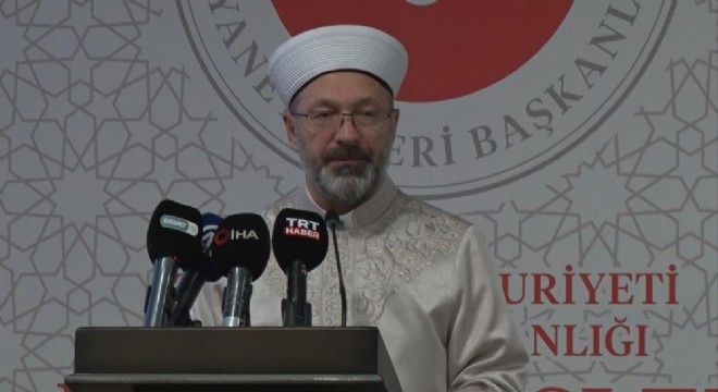 Erbaş: 'Siyonizm en büyük tehdittir'