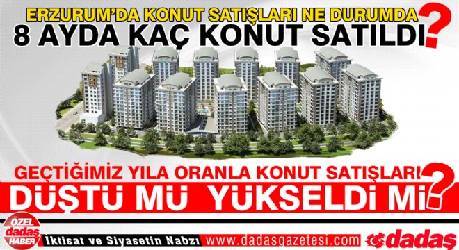 Erzurum'da konut satışları ne durumda?