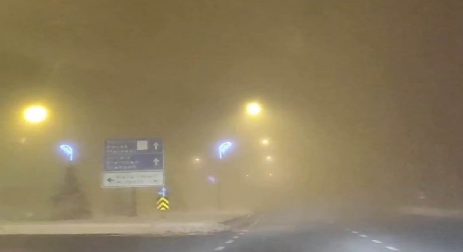 Erzurum'da sis hava trafiğini olumsuz etkiledi