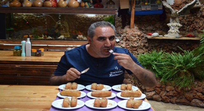 Erzurum'un Meşhur Kadayıf dolması Bodrum'da