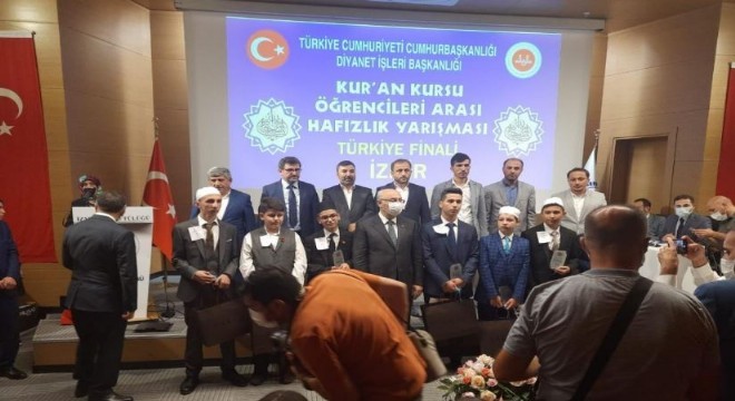 Erzurumlu Hafız Eymen Türkiye 3'üncüsü oldu