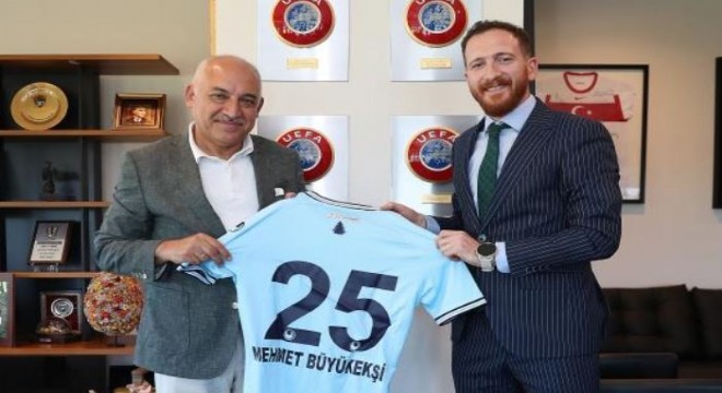 Erzurumspor Başkanı Ahmet Dal'dan Büyükekşi'ye ziyaret