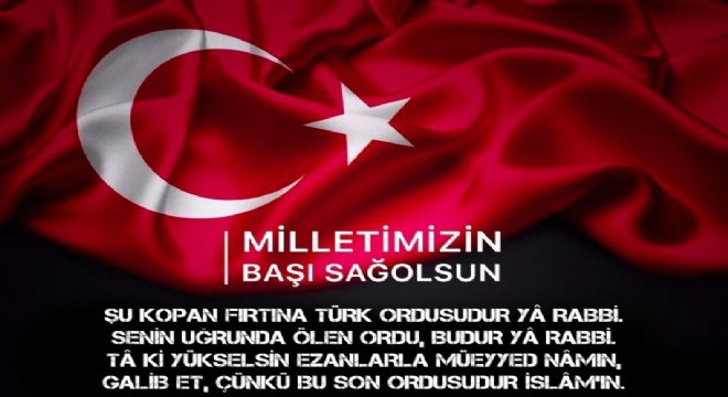 Erzurumspor: 'Milletimizin başı sağ olsun'