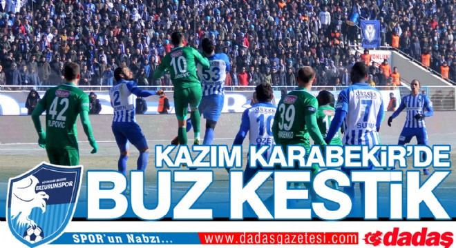 Erzurumspor'dan kritik puan kaybı
