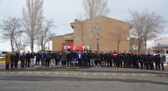 Erzurumspor'dan Çevik Kuvvet'e başsağlığı ziyareti