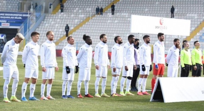 Erzurumspor dış sahada 5'inci sırada