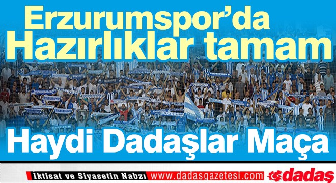 Erzurumspor maç saatini bekliyor