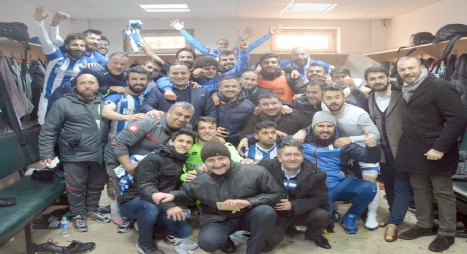 Erzurumspor'da galibiyet sevinci yaşanıyor
