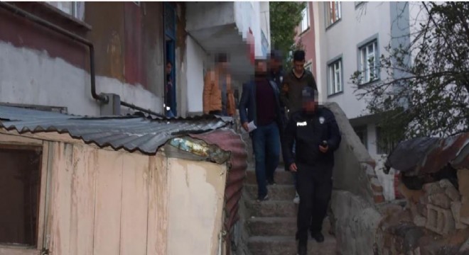 Erzurum'da aranan 51 şüpheliden 28'i tutuklandı