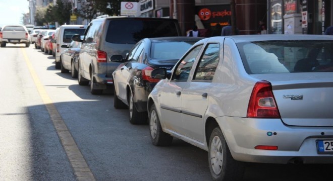 Erzurum'da araç sayısı 150 bin eşiğinde