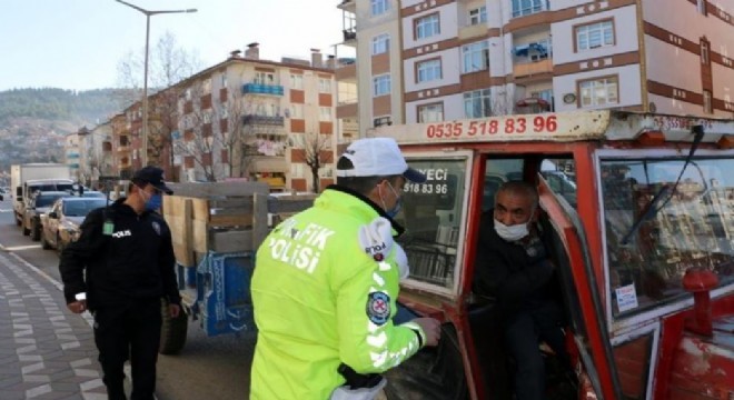 Erzurum'da trafik uygulaması