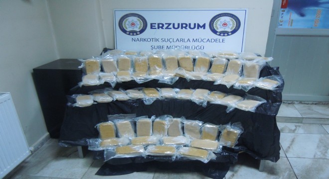 Erzurum'da uyuşturucu operasyonu