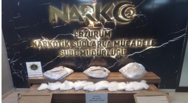 Erzurum'da uyuşturucu operasyonu
