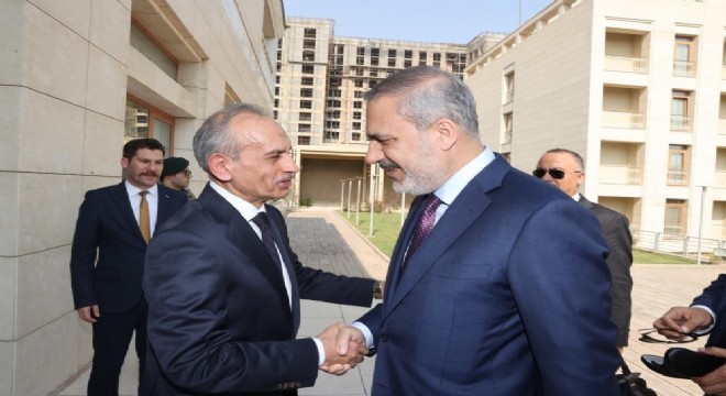 Fidan Irak Türkmen Cephesi heyeti ile görüştü