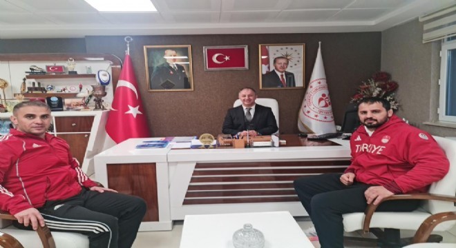 GSİM Olimpiyat şampiyonu Bölükbaşı'nı ağırladı