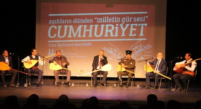 Halk Aşıkları ‘Cumhuriyet' için söyledi