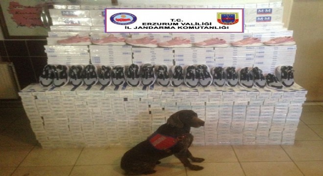 Horasan'da kaçakçılık operasyonu