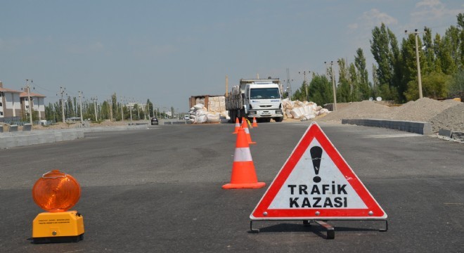 Horasan'da trafik kazası: 1 ölü