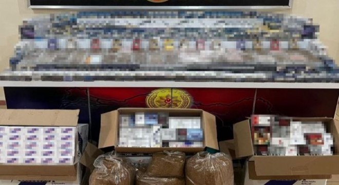 KOM'dan kaçak sigara ve makaron operasyonu