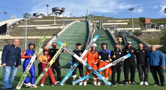 Kayakla Atlama Milli Takımı Erzurum'da
