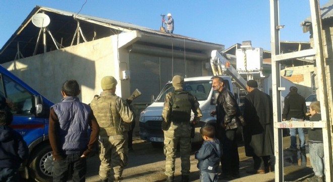 Kopal'da kaçak elektrik operasyonu