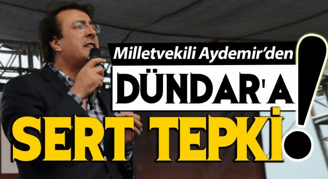 Milletvekili Aydemir'den Dündar'a sert tepki