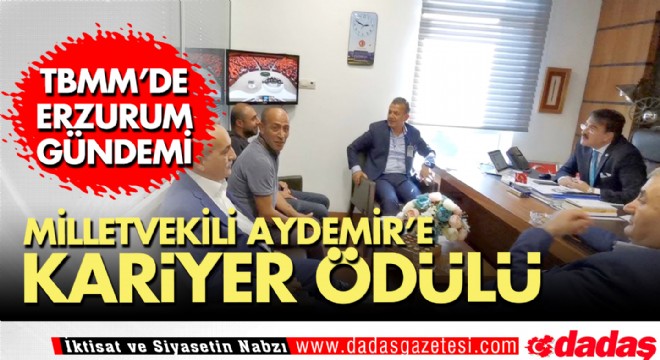 Milletvekili Aydemir'e kariyer ödülü