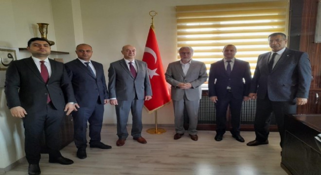 Müftü Can Nahcivan heyetini ağırladı