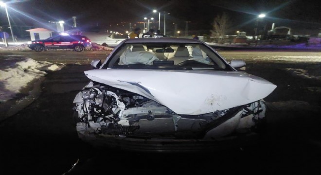 Otomobil domuz sürüsüne çarptı: 3 yaralı