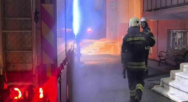 Palandöken'de korkutan yangın