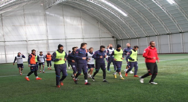 Sivas maçına halı sahada hazırlık