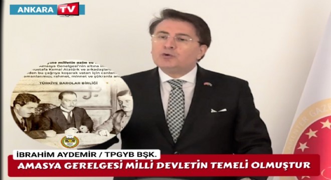 TPGY Birliği Amasya Genelgesi Milli Devletin önünü açmıştır